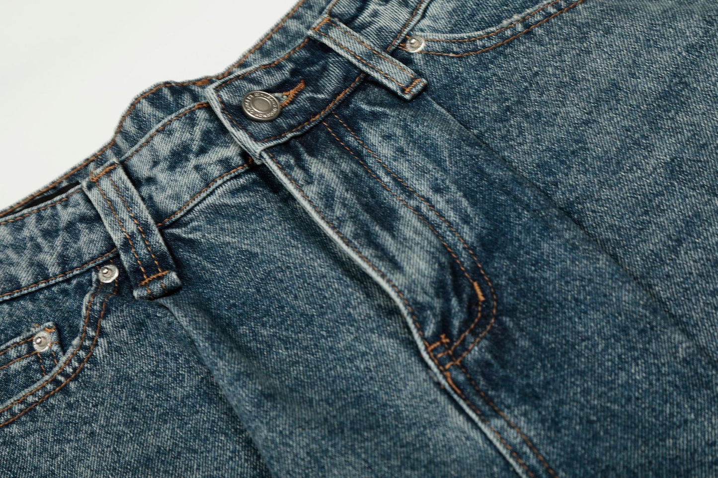 Washed Barrel Wide Leg Denim Jeans WN26108