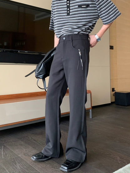 Wrinkle-Resistant Flare Trousers WN20430