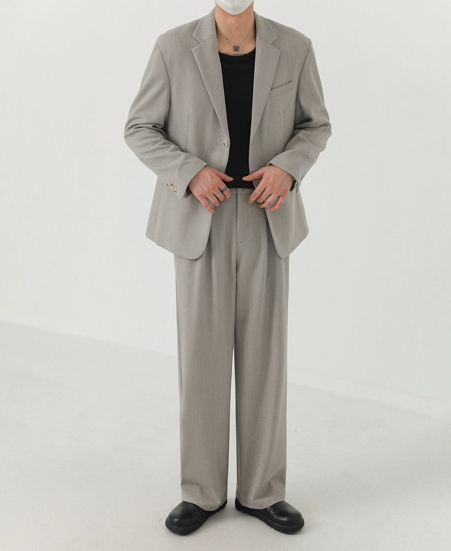 Tailored Jacket & Straight Leg Trousers Setup WN21269