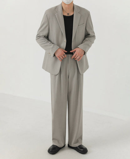 Tailored Jacket & Straight Leg Trousers Setup WN21269