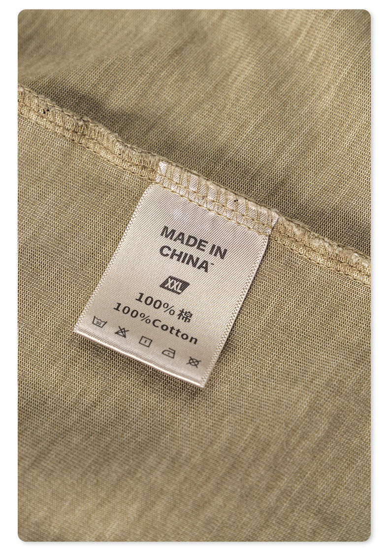 Washed Gradient Raglan Sleeve T-Shirt WN6065