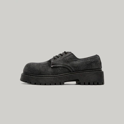 Cartoon Embossed Platform PU Leather Shoes WN23540