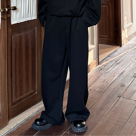 Half-Zip Sweatshirt & Wide Leg Sweatpants Setup WN25311