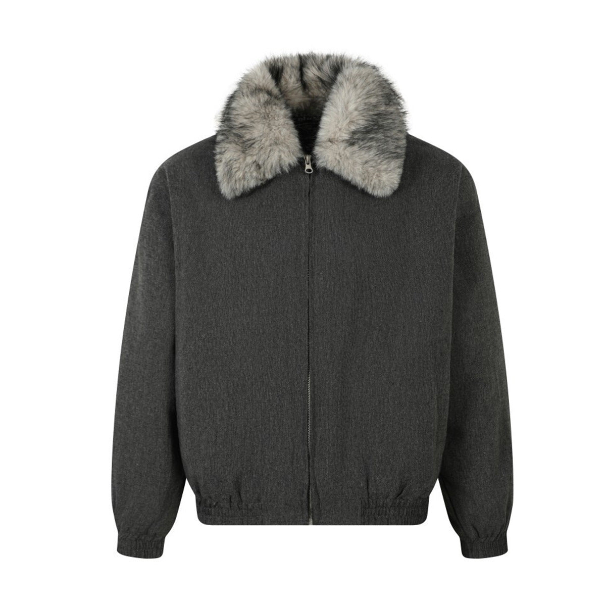 Detachable Fake Fur Collar Puffer Jacket WN21922