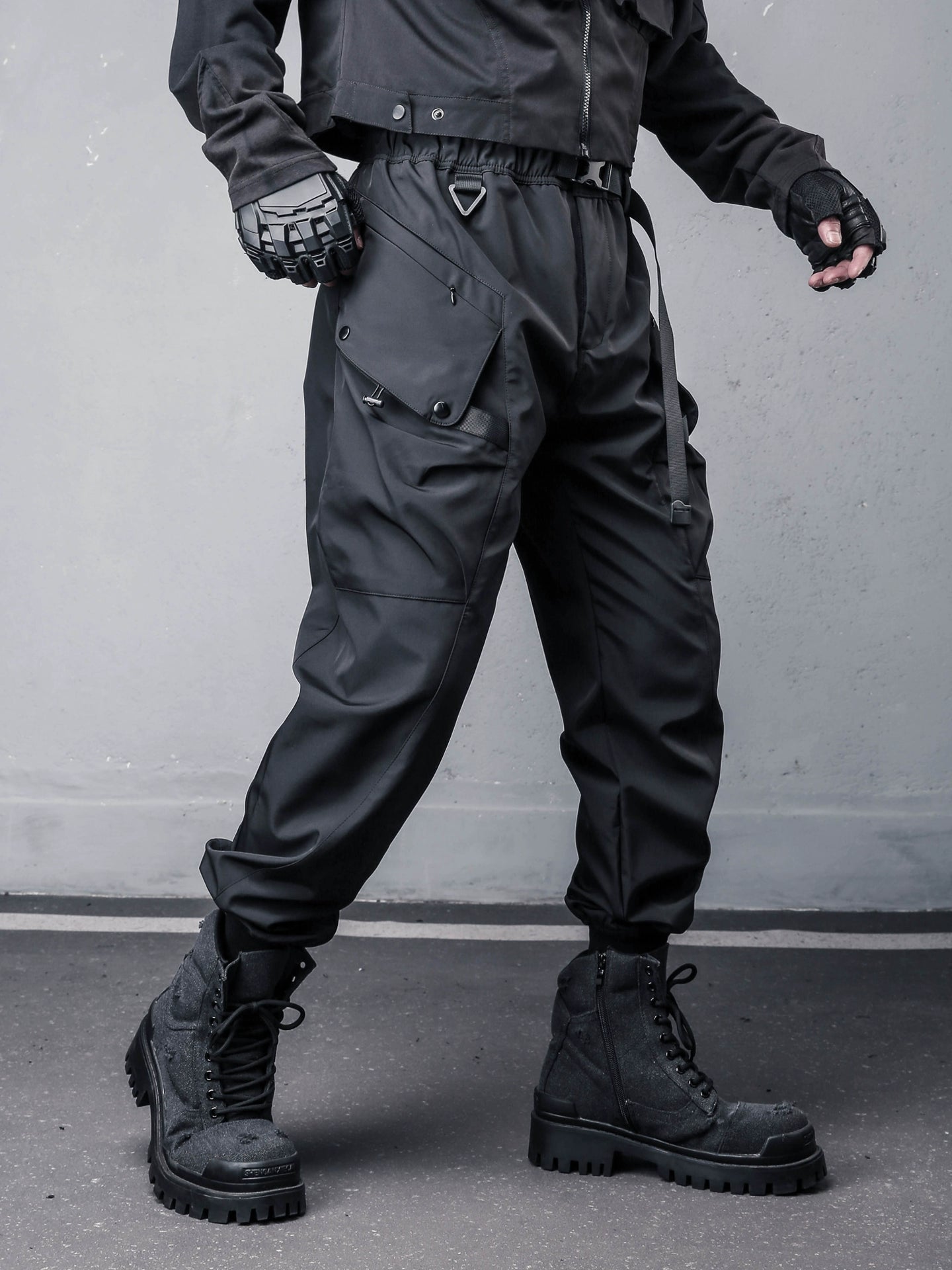 Tactical Multi-Pocket Cuffed Cargo Pants WN22455
