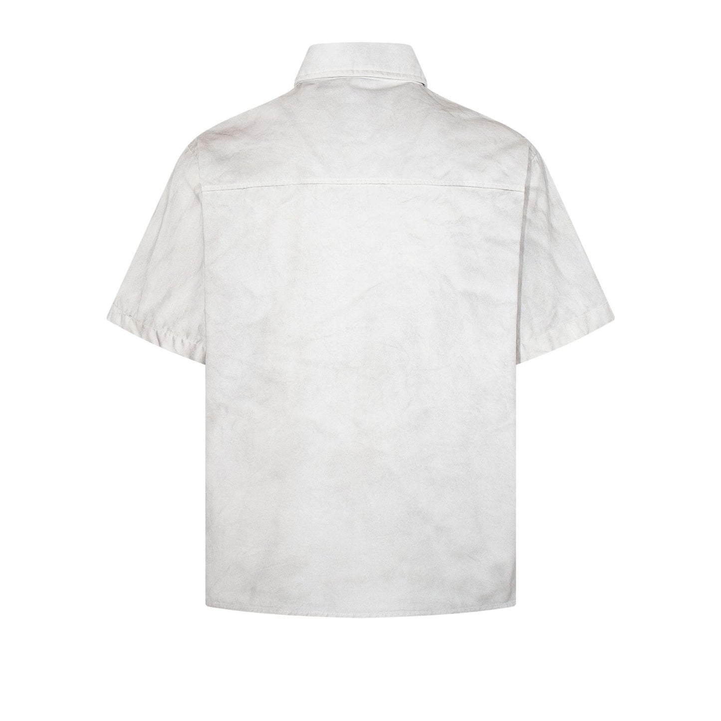 Washed Graphic Print Short Sleeve Shirt WN25838