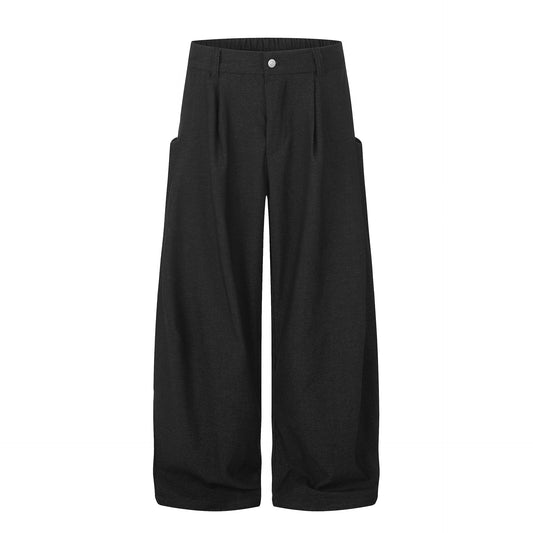 Deconstruction Draped Wide Leg Trousers WN26114