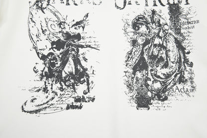 Air Layer Button Art Print Short Sleeve T-Shirt WN25998