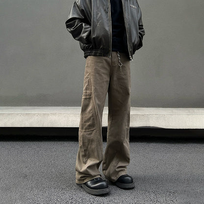 Washed Cleanfit Flare Denim Jeans WN19495