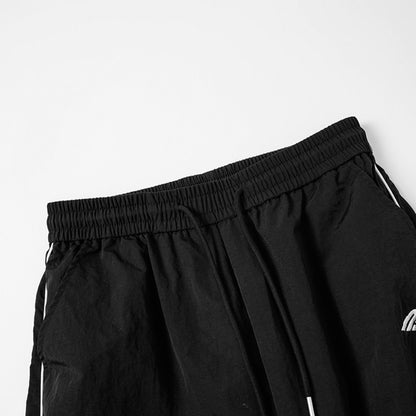 Drawstring Side Stripe Wide Leg Sporty Pants WN27792