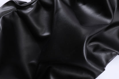 PU Leather Pleats Straight Pants WN25754