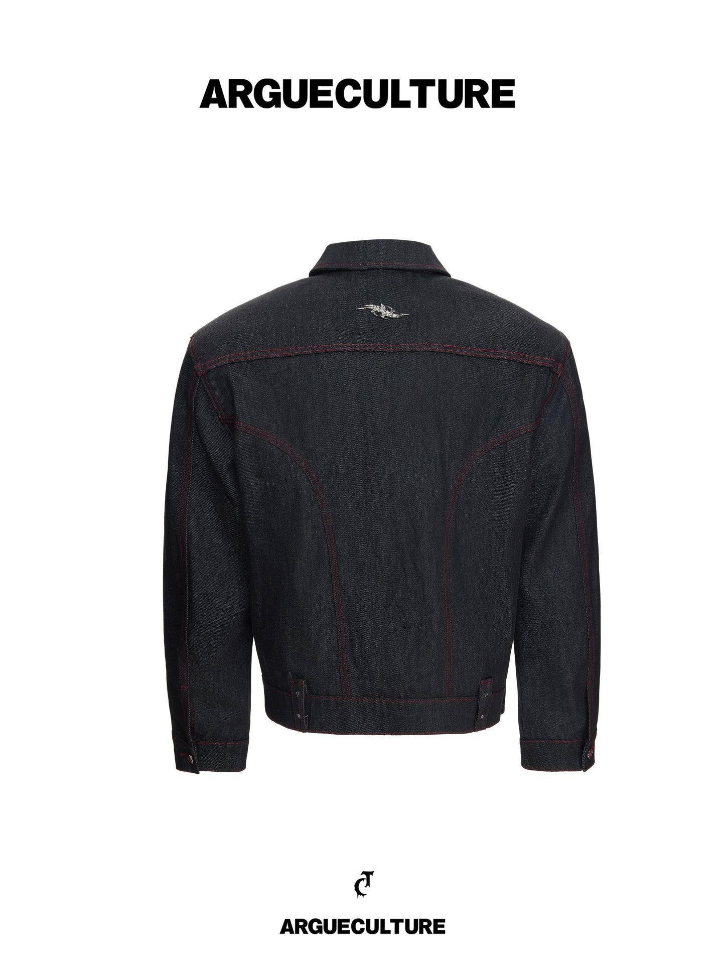 Red Edge Selvedge Metal Buckle Denim Jacket & Denim Jeans Setup WN23311