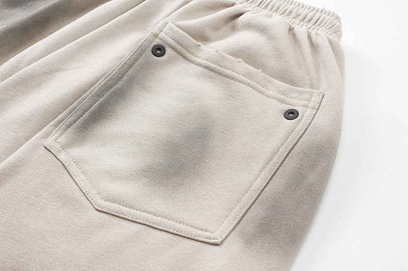 Knit Wash Wide Leg Half Pants WN25580