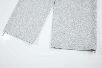 Letter Graphic Wide Leg Sweatpants WN26170