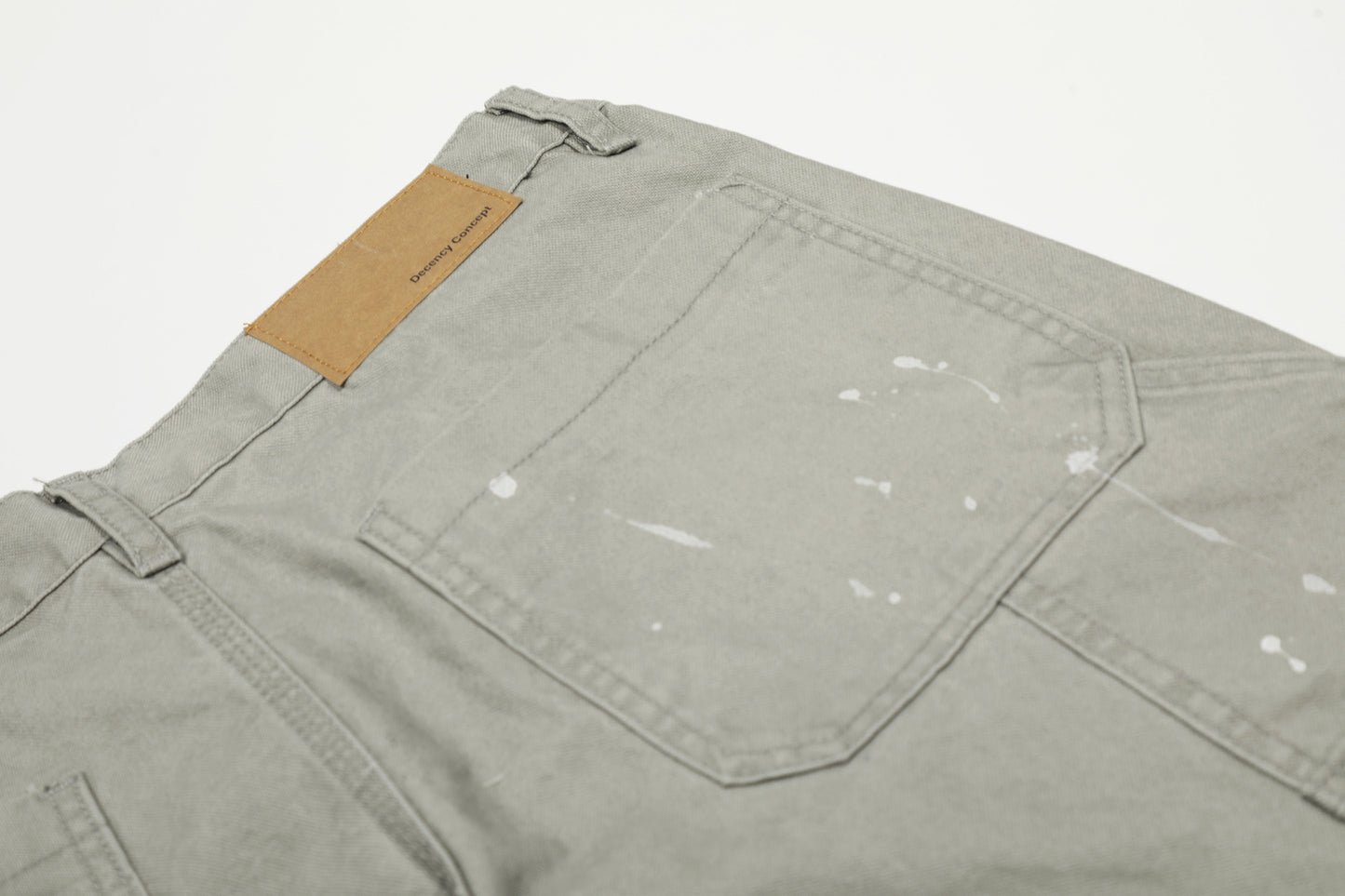 Paint Splatter Panel Wide Leg Pants WN26143