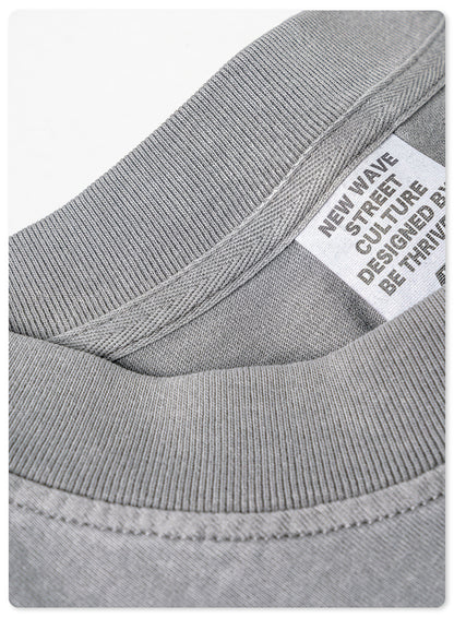 Washed Oversize Sleeveless T-Shirt WN6069