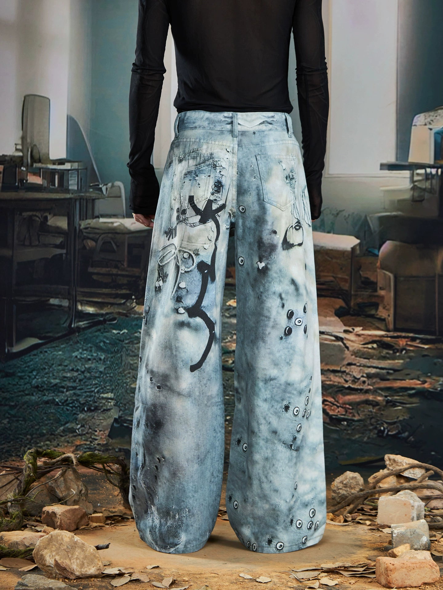 3D Print Denim Jeans WN20555