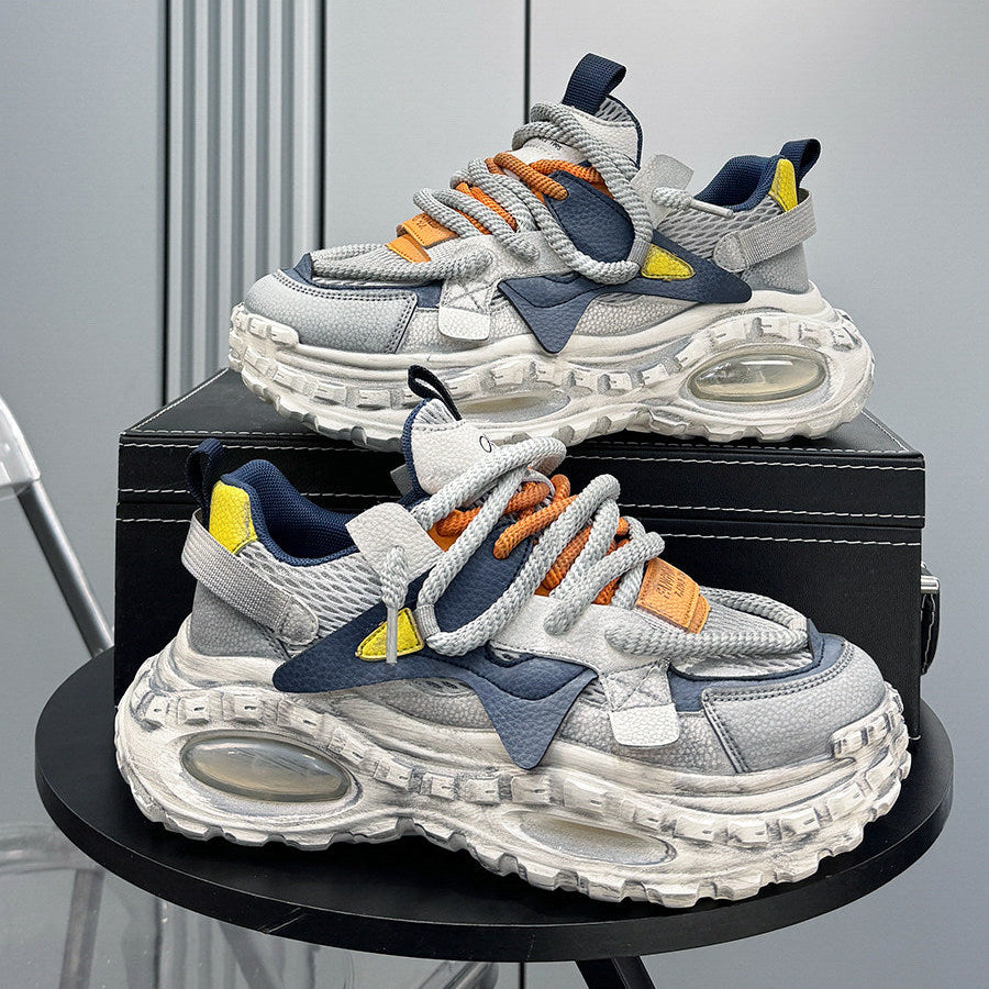 Breathable Thick-Sole Height-Increasing Dad Sneakers WN24736