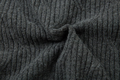 Frayed Hem Oversize Knit Sweater WN25934