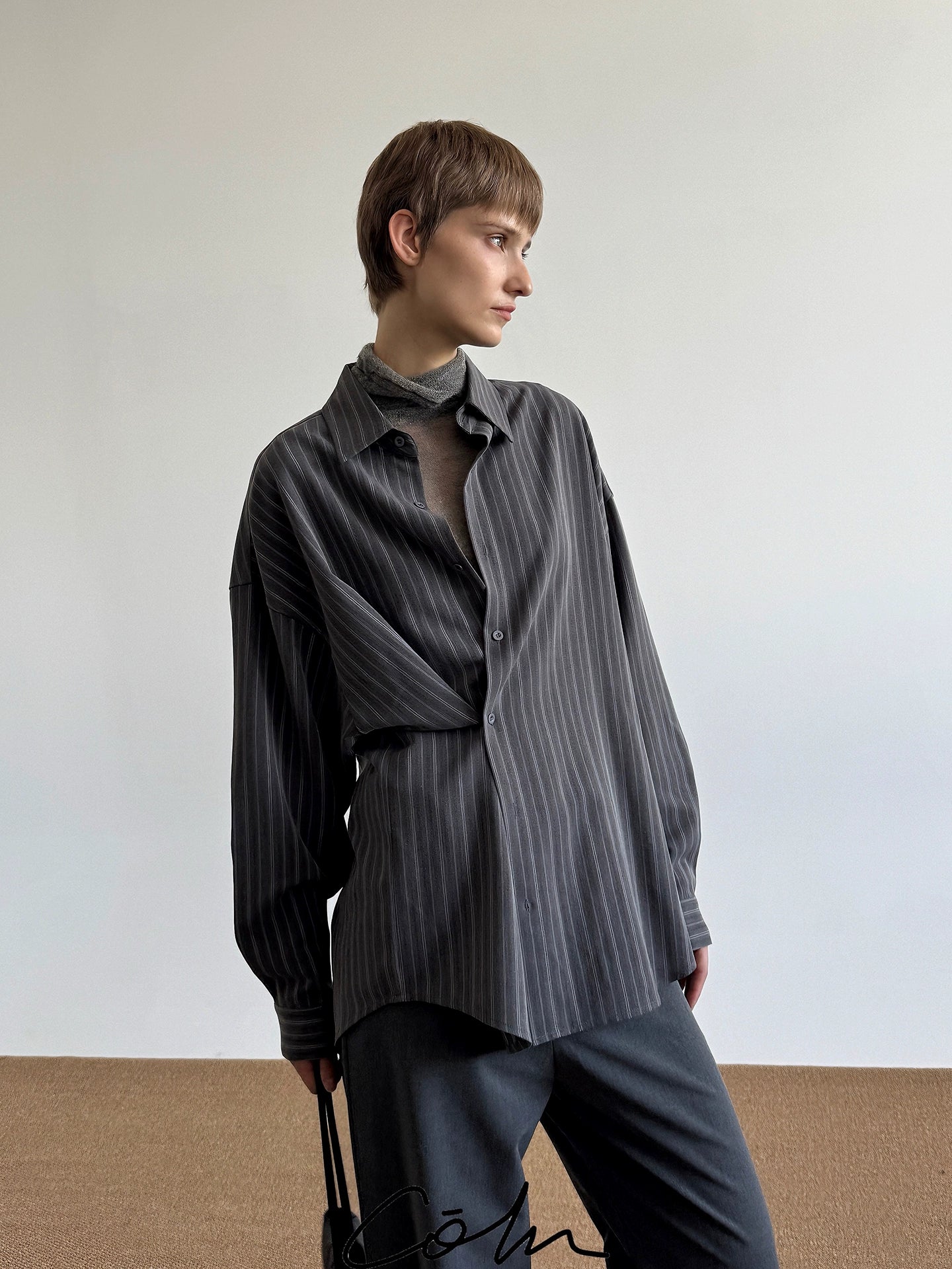 Stripe Long Sleeve Shirt WN21555