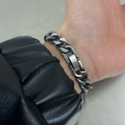 Cuban Chain Titanium Steel Bracelet WN19255