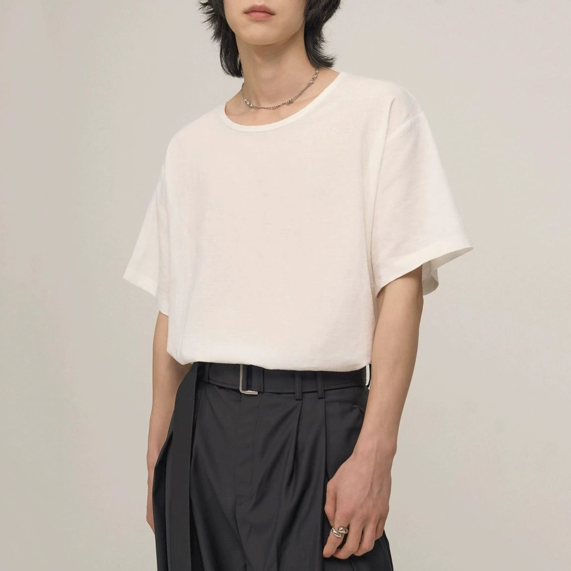 Solid Color Short Sleeve T-Shirt WN20264