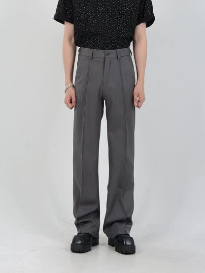 Elasric Waist Straight Trousers WN7144