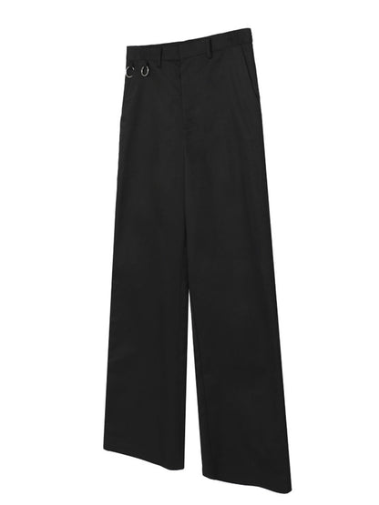 Waist Ring Wide Leg Trousers WN27102