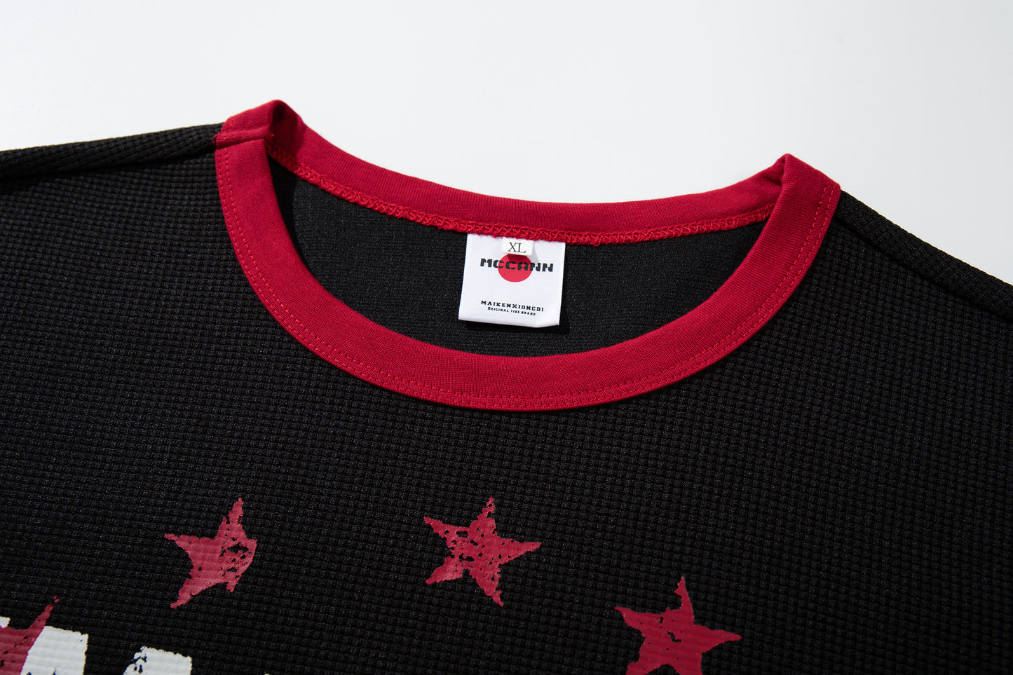 Waffle Graphic Print Short Sleeve T-Shirt WN25633