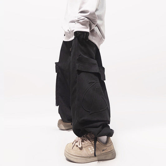 Multi-Pocket Cargo Wide Leg Pants WN24027