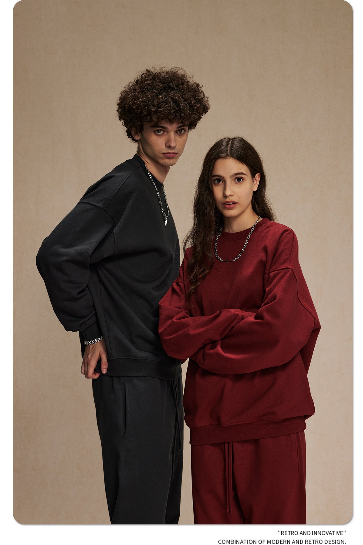 Oversize Crewneck Sweatshirt WN9972