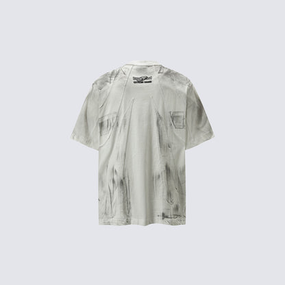 Washed Pocket Detail Short Sleeve T-Shirt WN27791