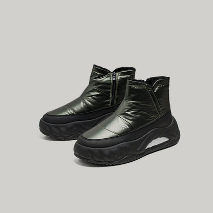 Glossy Panel Platform Winter Boots WN23448