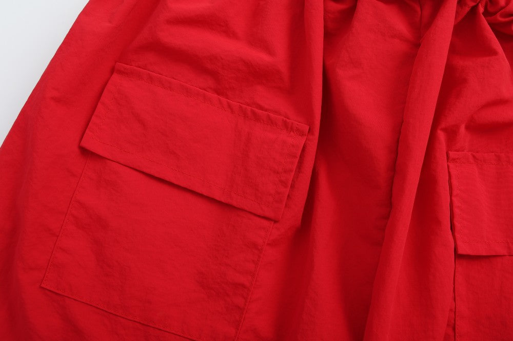Double Waist Drawstring Wide Leg Pants WN27795