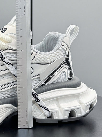 Mesh Panel Rope Lace Chunky Sole Sneakers WN24631