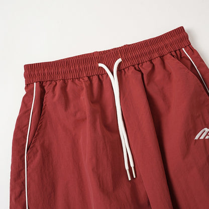 Drawstring Side Stripe Wide Leg Sporty Pants WN27792
