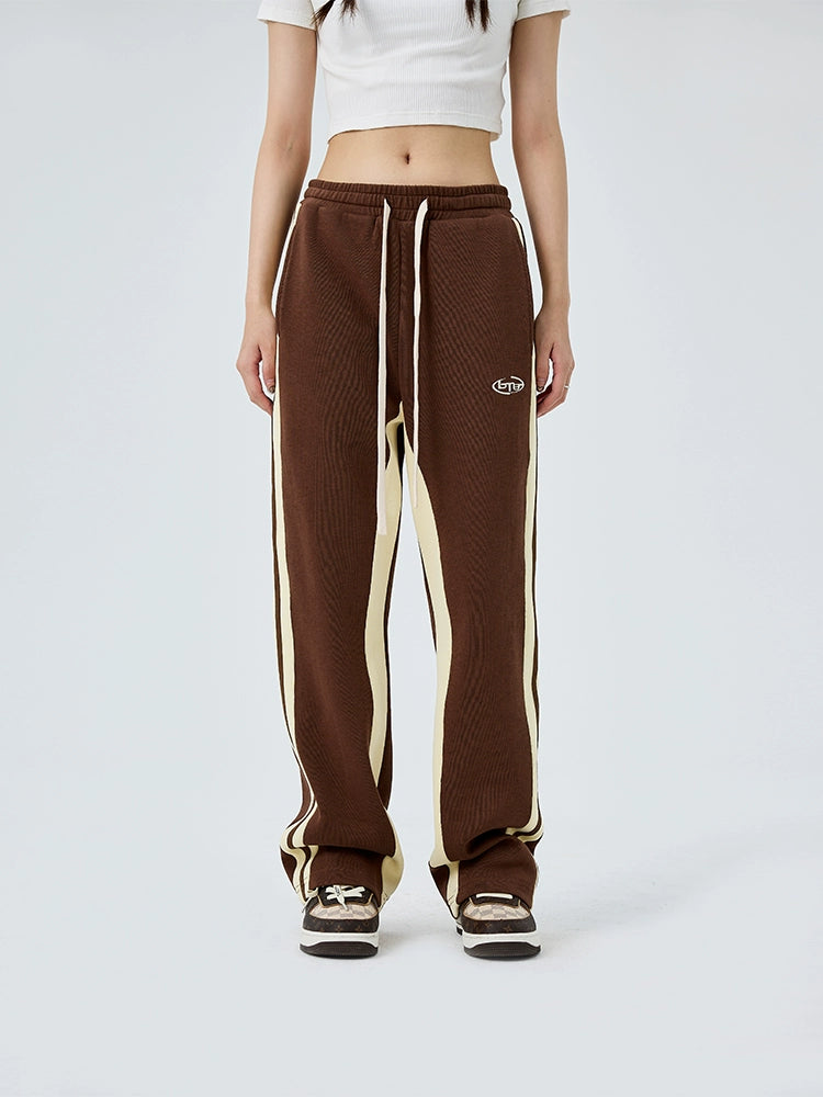 Side Stripes Wide-Leg Sweatpants WN8602