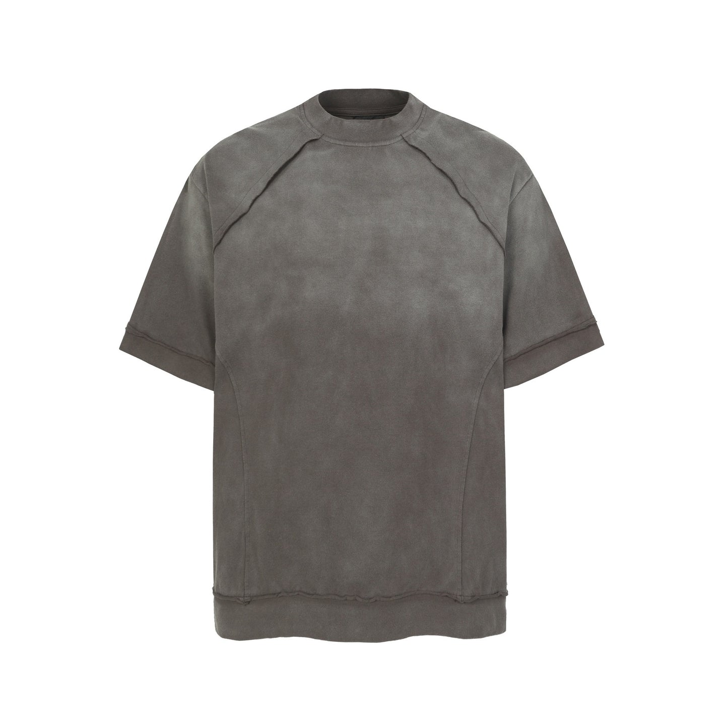 Washed Raw Hem Short Sleeve T-Shirt WN25528