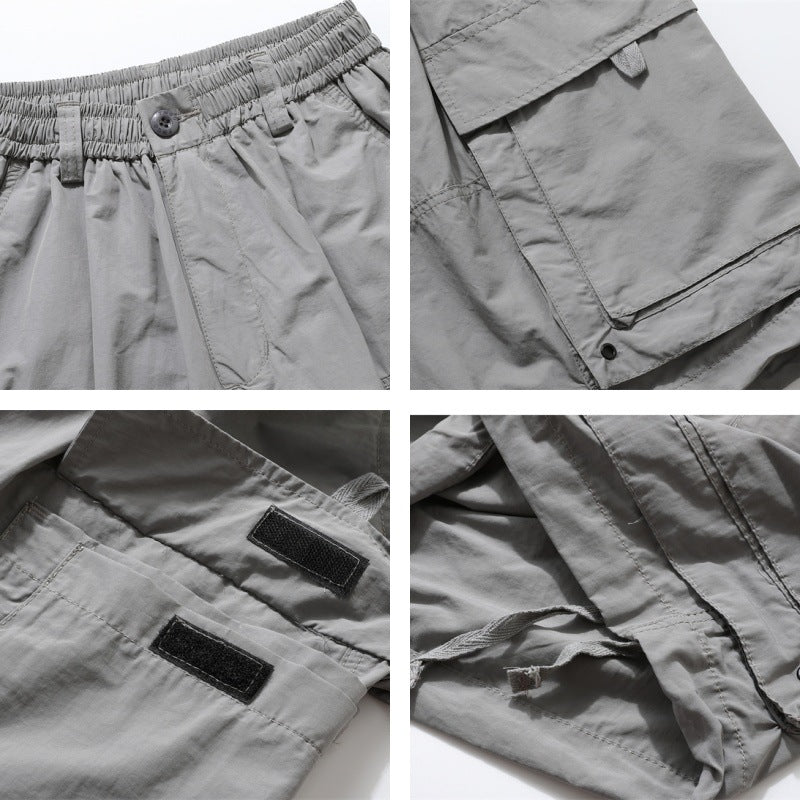 Multi Pocket Cargo Half Pants WN26754