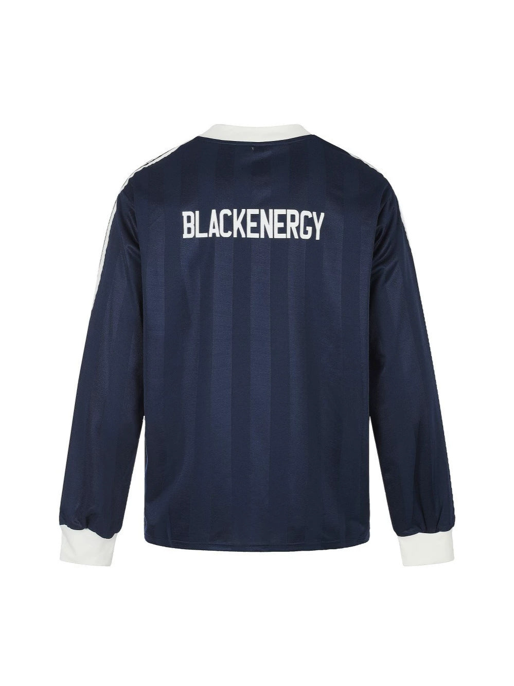 V-Neck Stripe Print Oversize Long Sleeve T-Shirt WN27944