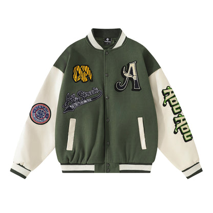 Embroidery Baseball Jacket WN11206