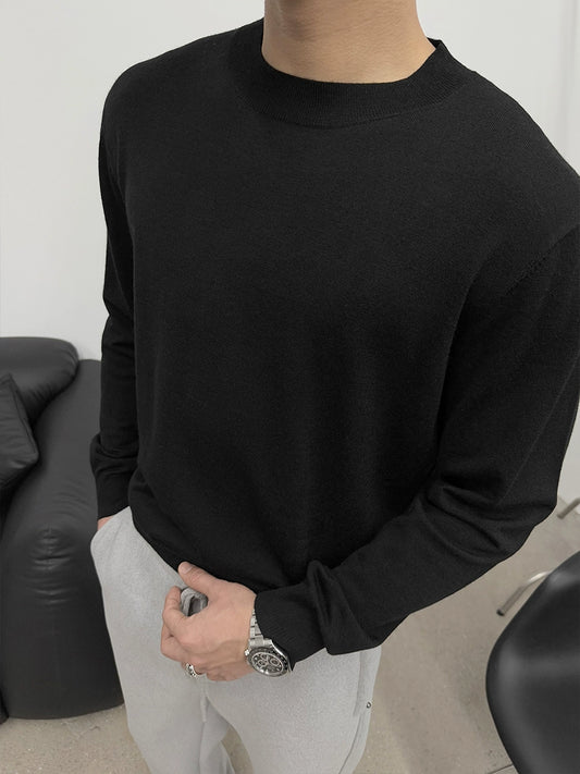 Plain Design Long Sleeve T-Shirt WN17666