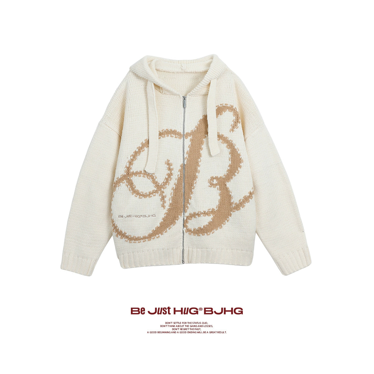 Heavyweight Hooded Knit Cardigan WN9740