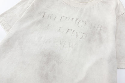 Graphic Letter Print Short Sleeve T-Shirt WN25966