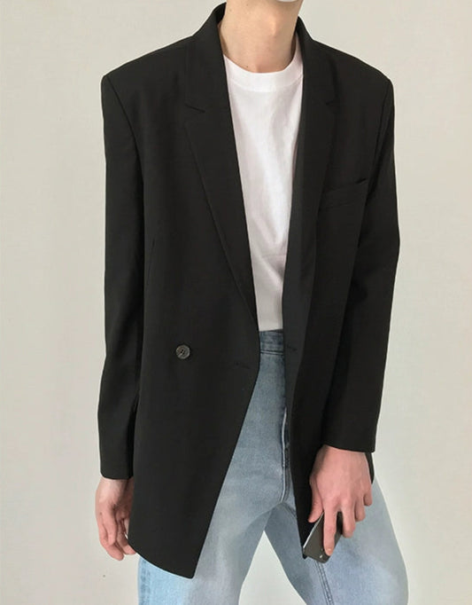 Asymmetric Hem Tailored Jacket WN21476