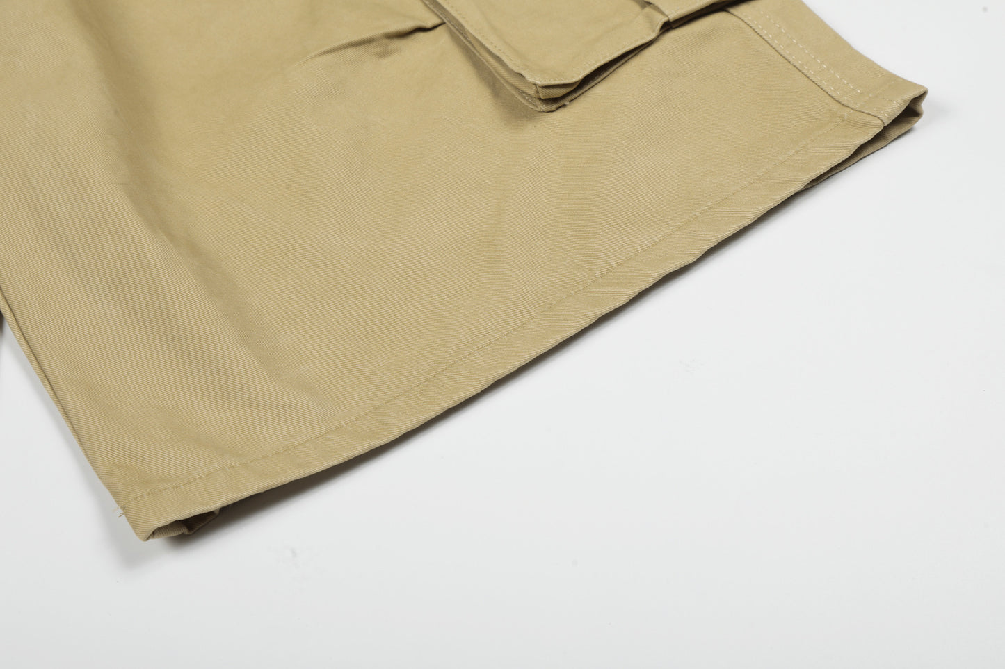 Washed Wide Leg Cargo Half Pants WN25647