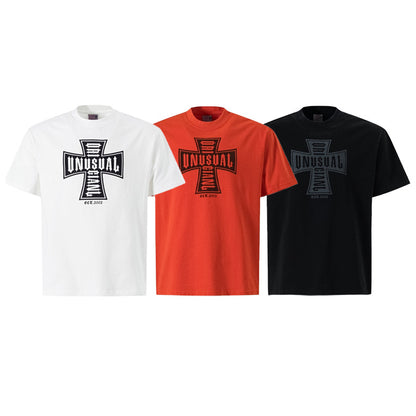 Cross Print Short Sleeve T-Shirt WN25869