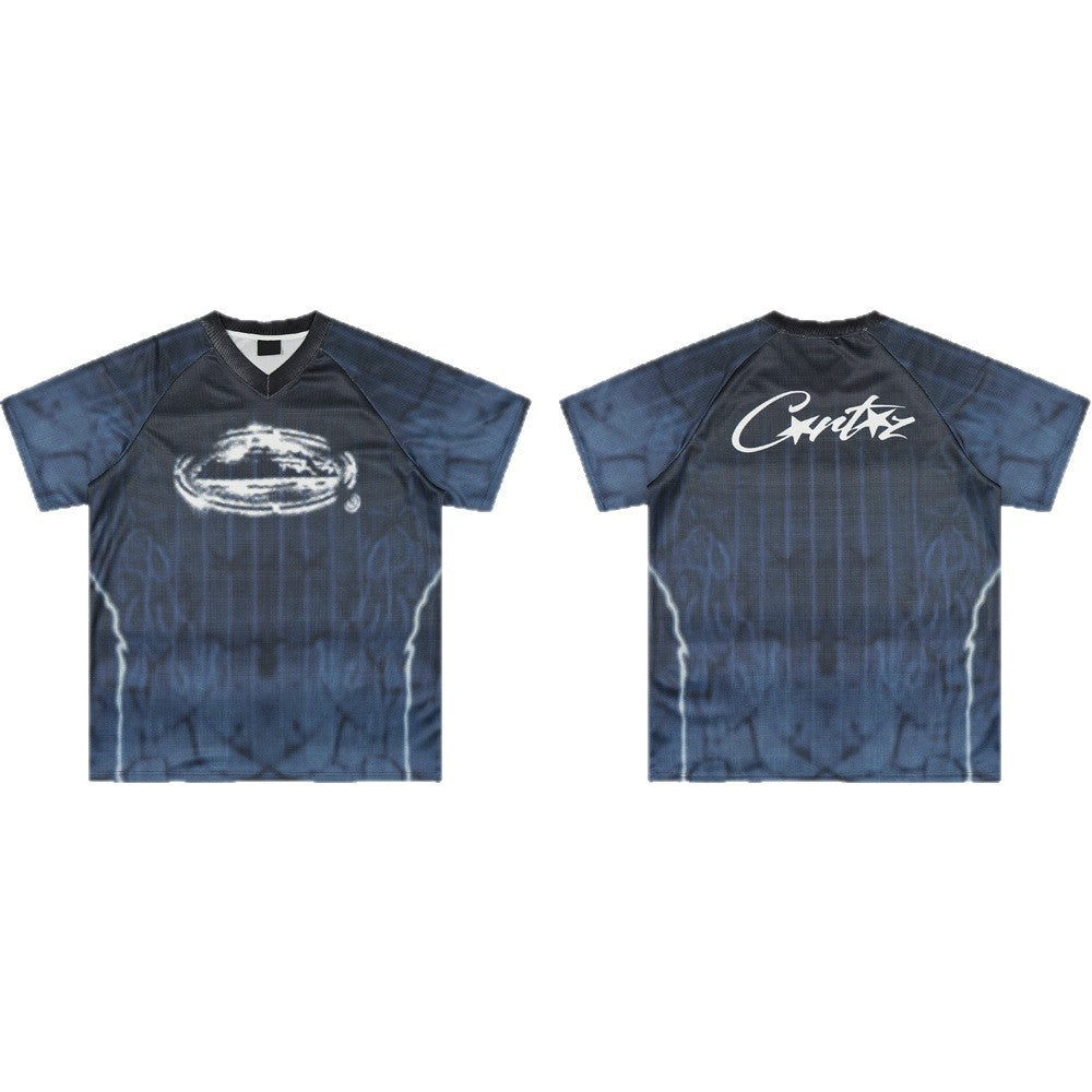 Raglan Jersey V-Neck Short Sleeve T-Shirt WN26585