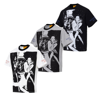Creative Figure Print Short Sleeve T-Shirt WN26050