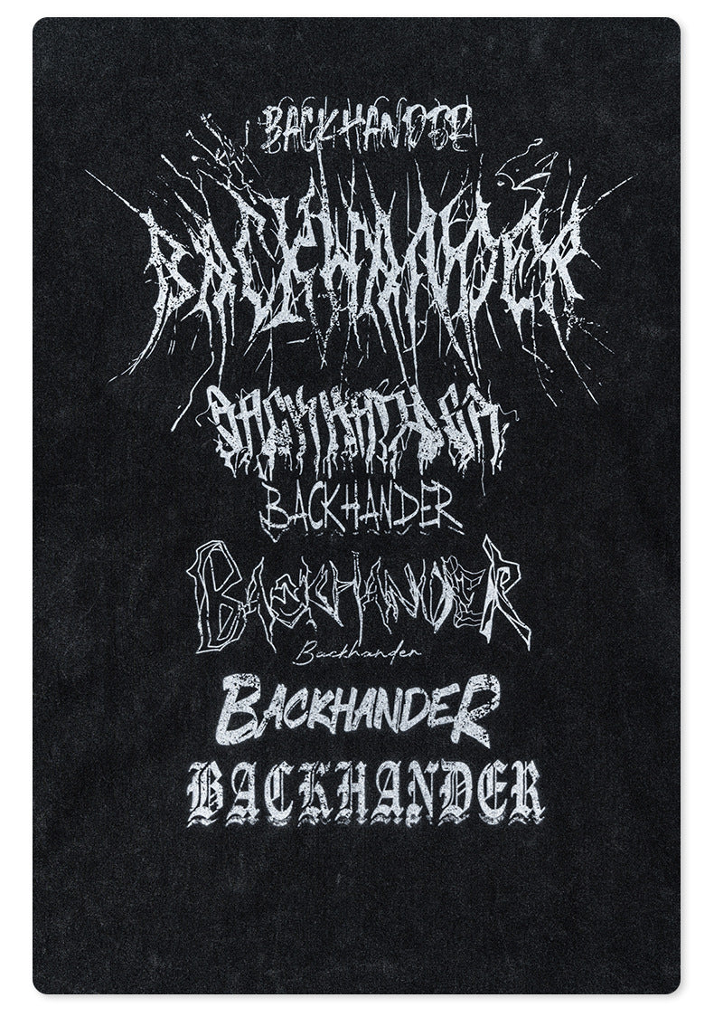 Water Washed Print Long Sleeve T-Shirt WN7882